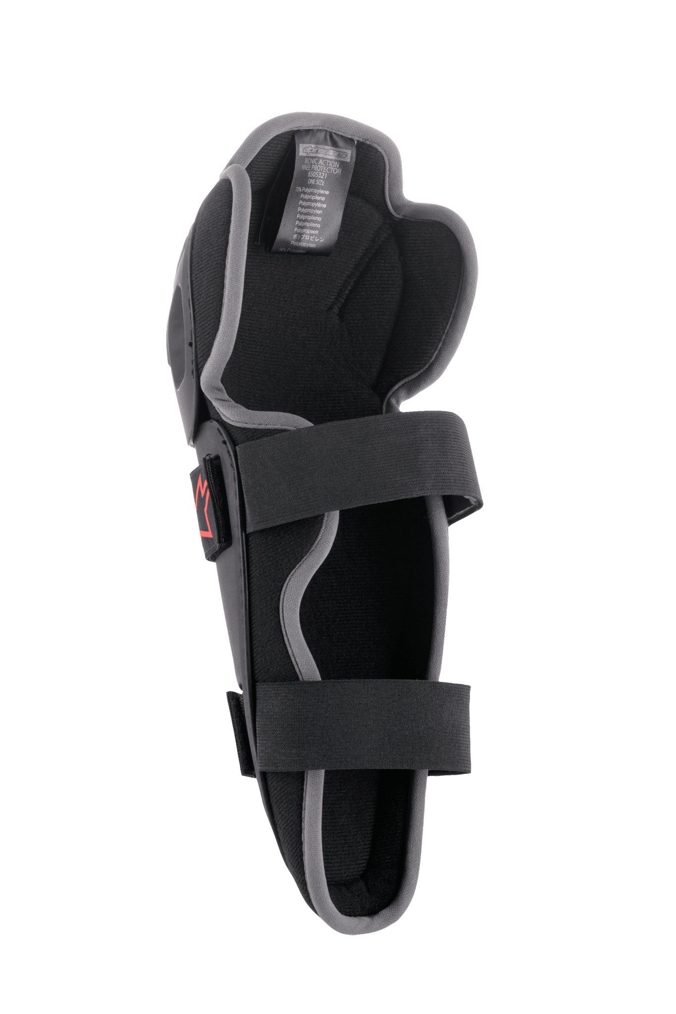 Alpinestars Bionic Action Knieschützer Ergonomisch Lichtgewicht Schwarz Rot - MxProStoreParts