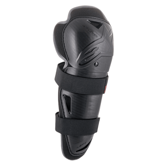 Alpinestars Bionic Action Youth Kniebeschermer Asymmetrisch Zwart Rood - MxProStoreParts