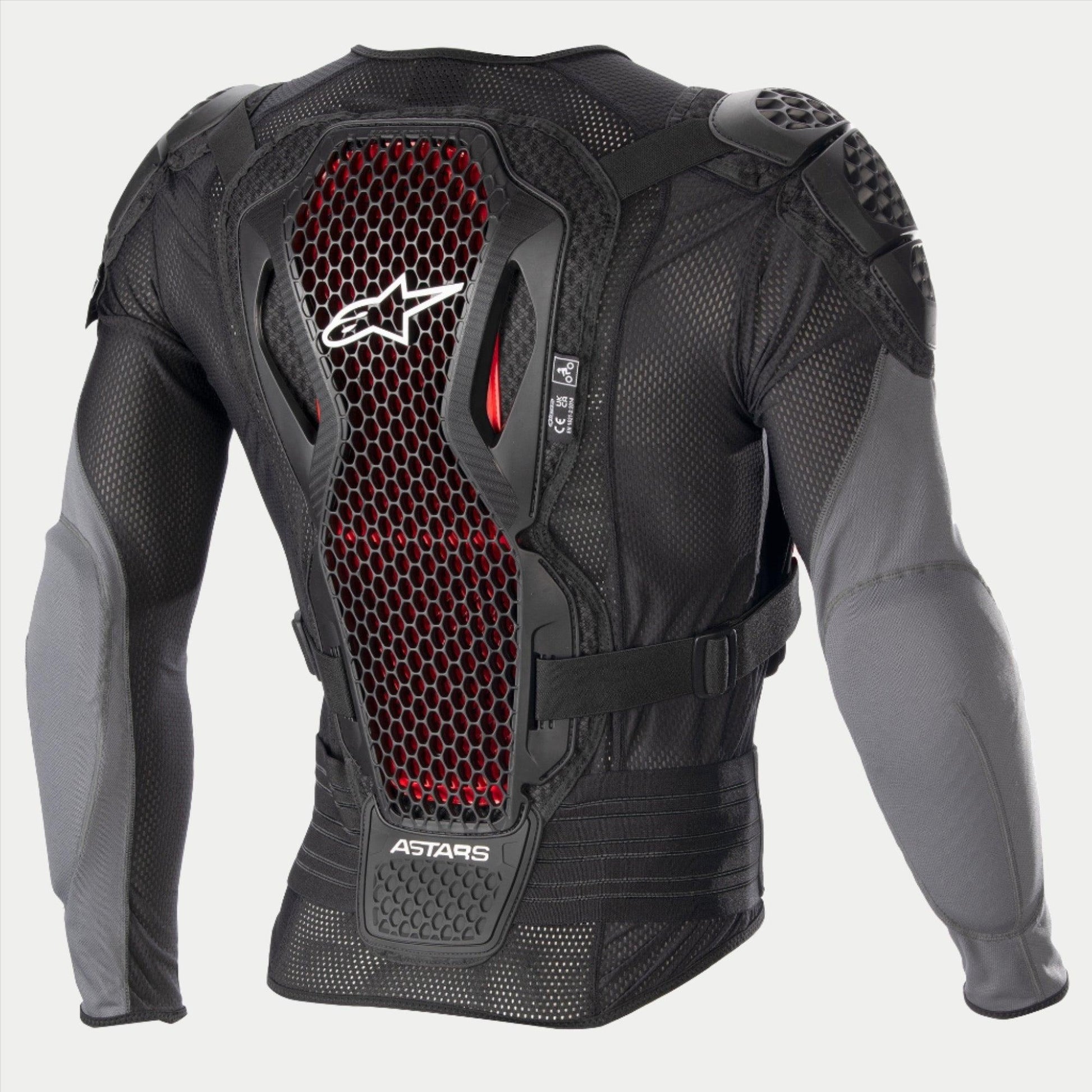 Alpinestars Bionic Plus V2 Beschermjas Zwart Antraciet Rood