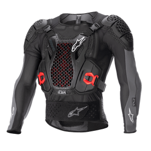 Alpinestars Bionic Plus V2 Schutzjacke Schwarz Anthrazit Rot