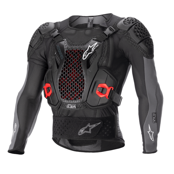 Alpinestars Bionic Plus V2 Beschermjas Zwart Antraciet Rood