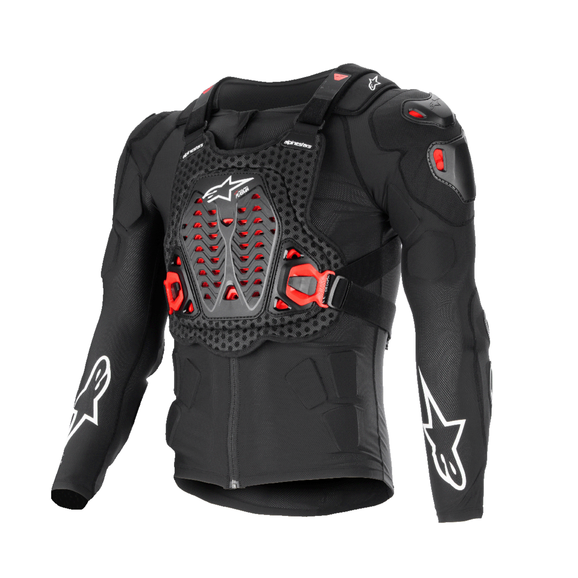 Alpinestars Bionic XTR Nucleon PLASMA Beschermingsjas Zwart Rood Wit