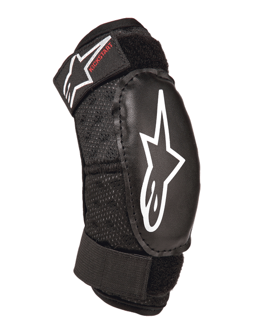 Alpinestars Youth Bionic Action Kickstart Elleboogbeschermer Zwart Rood - MxProStoreParts