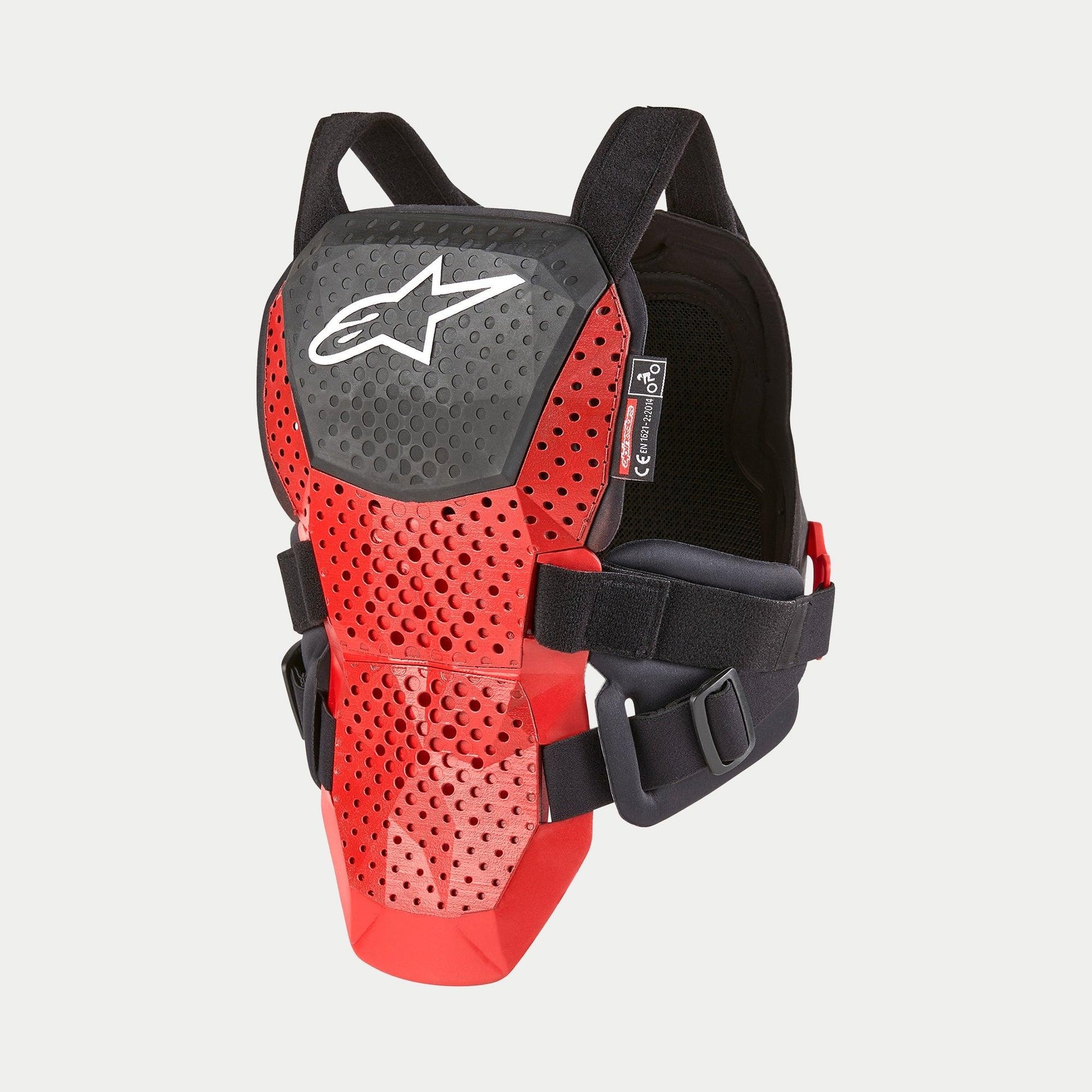 Alpinestars Bionic Tech Jeugd Beschermjas Zwart Wit Rood S/M
