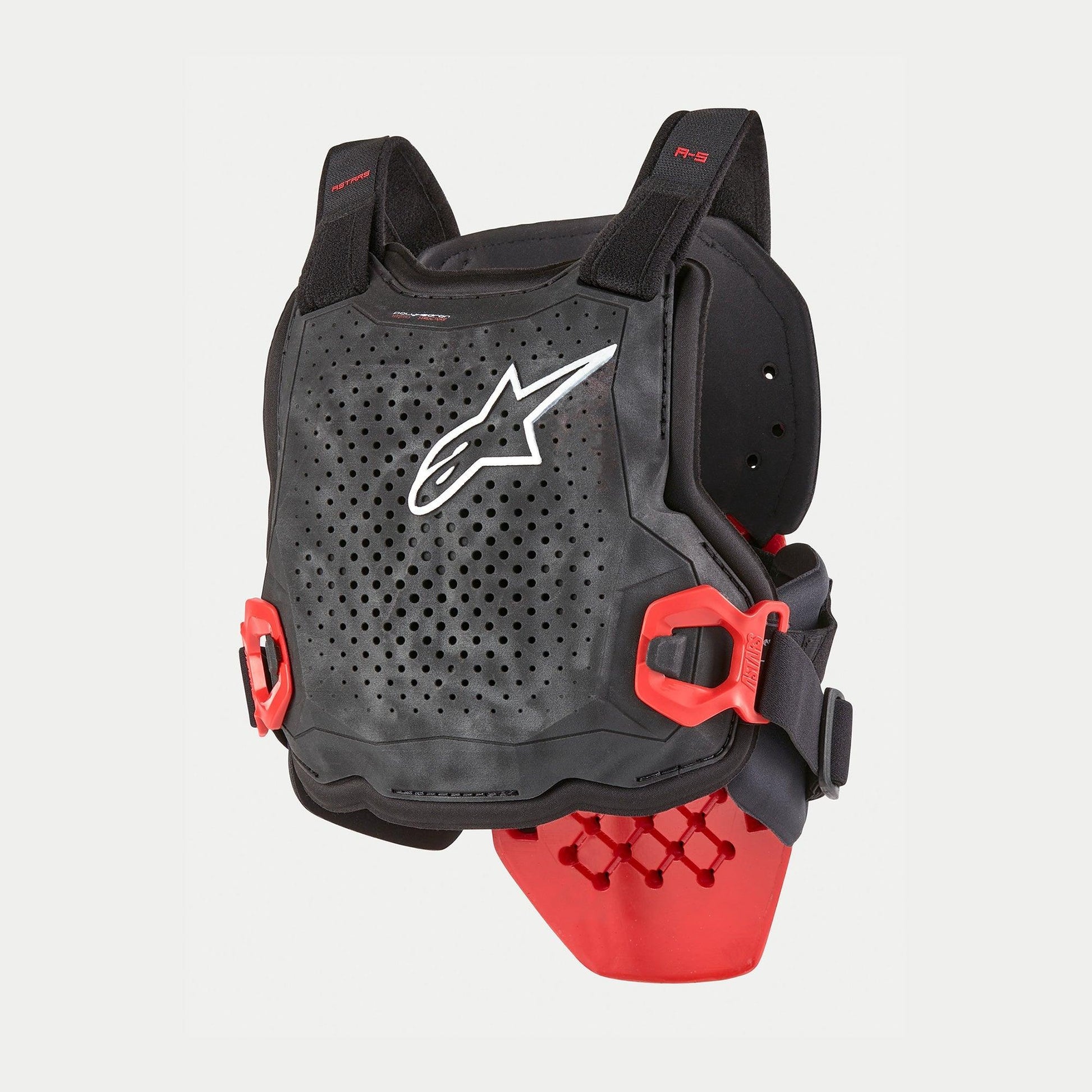 Alpinestars Bionic Tech Jeugd Beschermjas Zwart Wit Rood S/M
