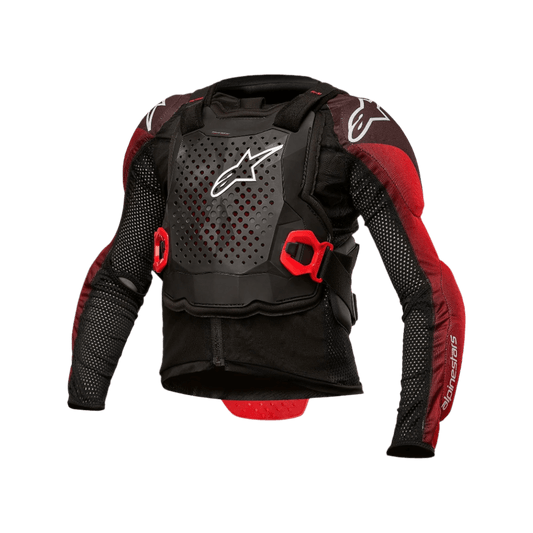Alpinestars Bionic Tech Jeugd Beschermjas Zwart Wit Rood S/M - MxProStoreParts