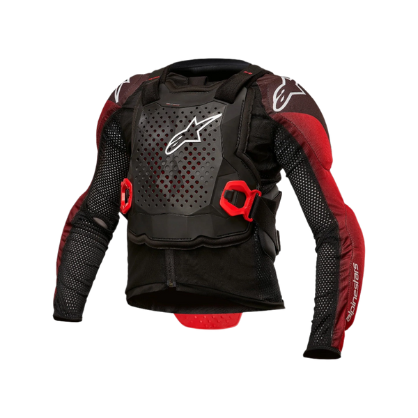 Alpinestars Bionic Tech Jeugd Beschermjas Zwart Wit Rood S/M