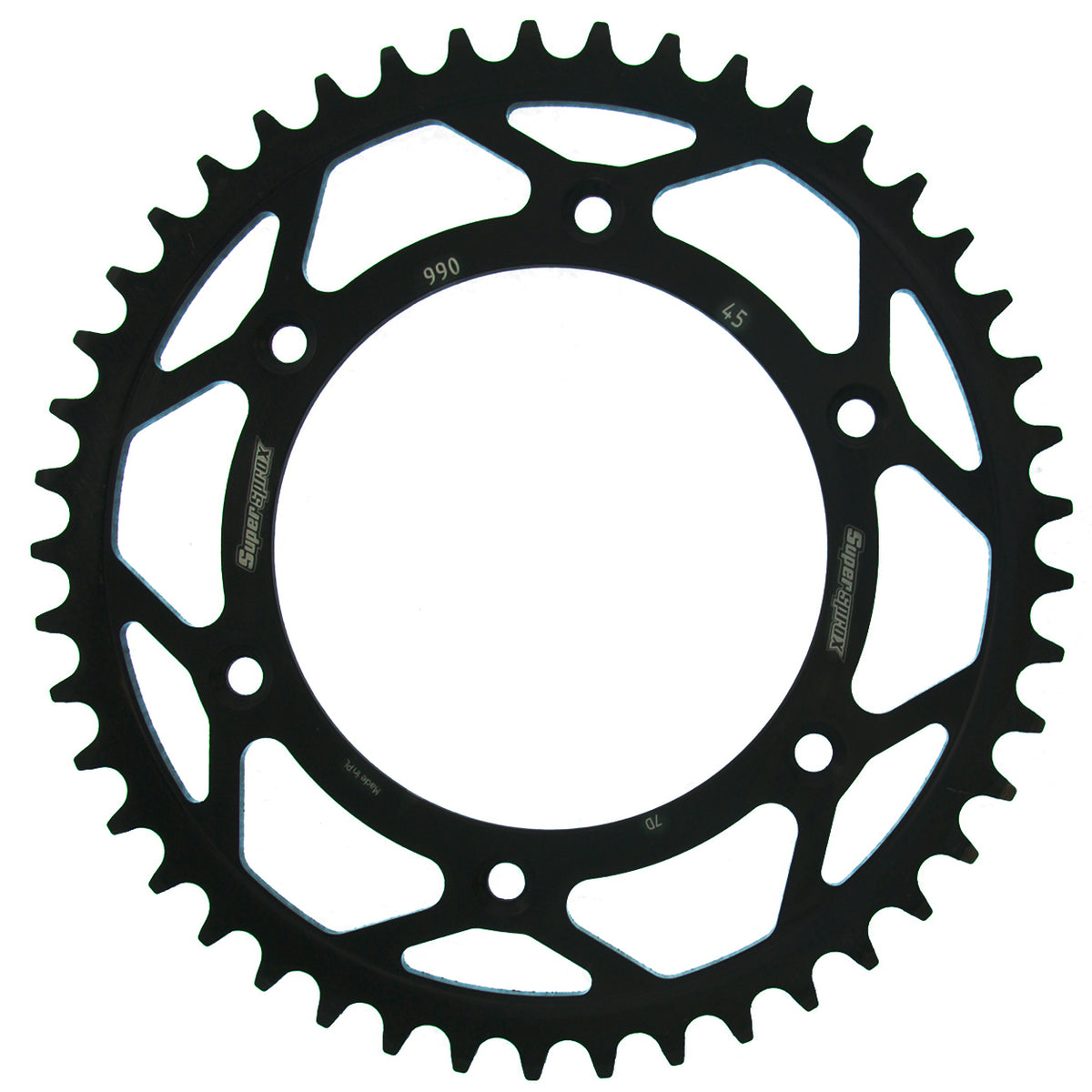 Supersprox Steel Rear sprocket KTM/Husqv./Husab. Black 45 – RFE-990:45-BLK