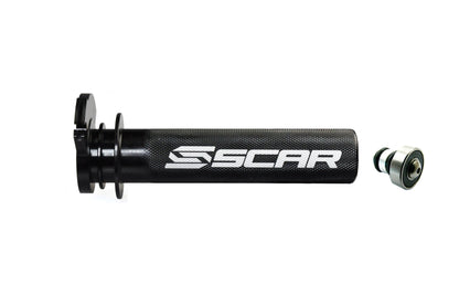 Scar Aluminum Throttle Tube + Bearing - Kawasaki/Suzuki/Yamaha - Black – TT100BK