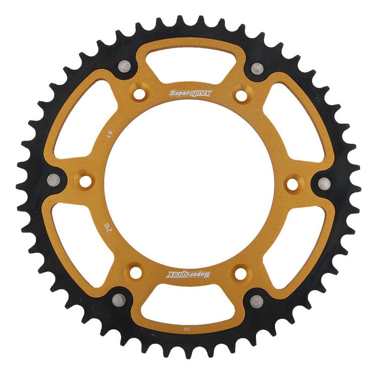 Supersprox Stealth Rear sprocket HO CR/CRF 87- Gold 49 – RST-210:49-GLD