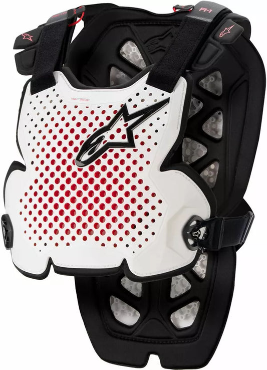 Alpinestars A-1 Pro Bodyprotector Wit / Rood maat M / L