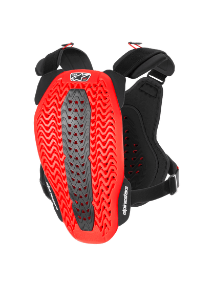 Alpinestars A-5 Plasma Brustschutz Schwarz Rot Weiß - MxProStoreParts