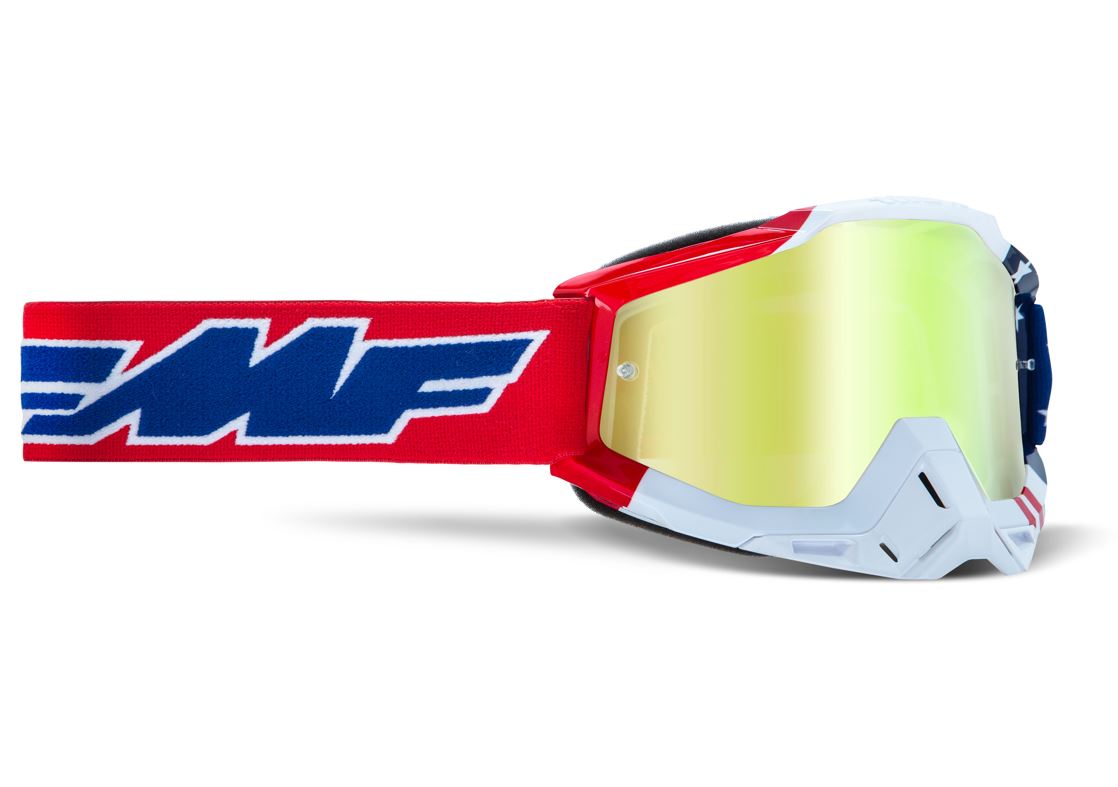FMF POWERBOMB Goggle US of A - True Gold Lens