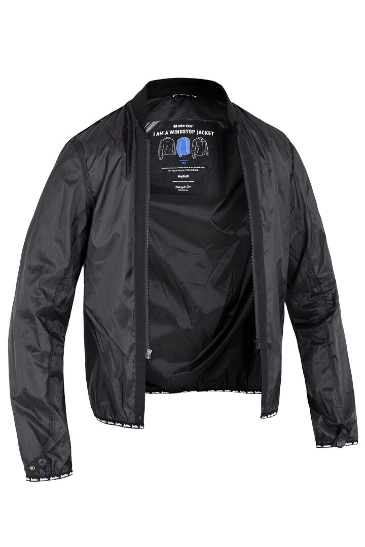 JOHN DOE Aero Mesh windwerende binnenjas voor dames, zwart, maat S - MxProStoreParts