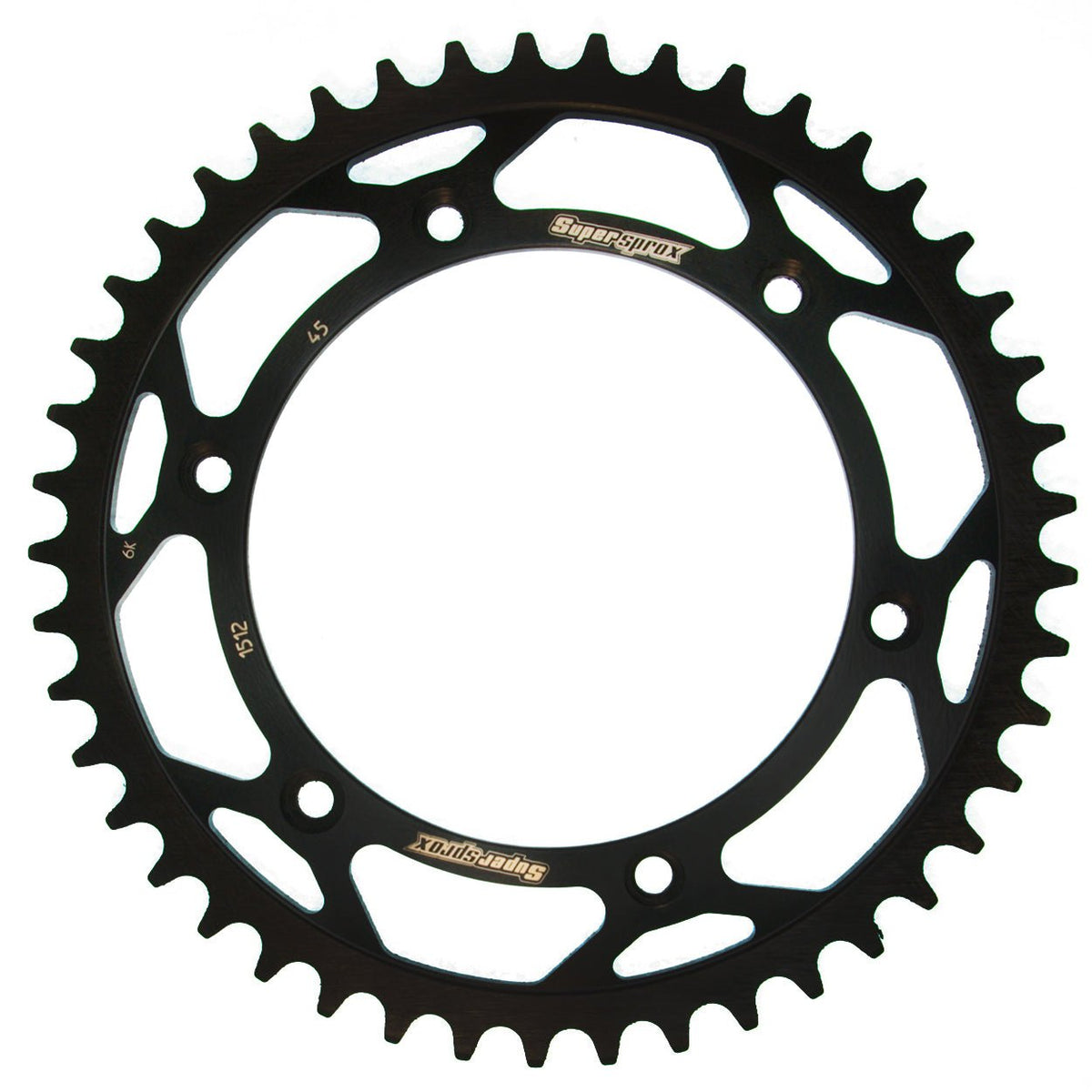 Supersprox Steel Rear sprocket Beta/GasGas/Husqv. Black 45 – RFE-1512:45-BLK