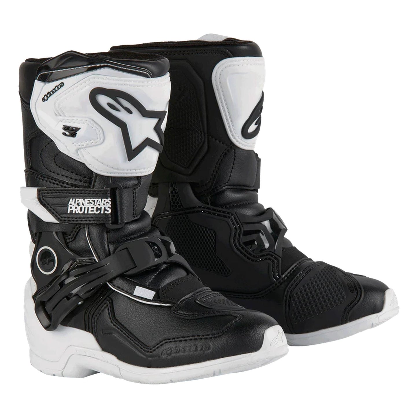Alpinestars Stiefel Tech 3s Barn Schwarz/Weiß - MxProStoreParts