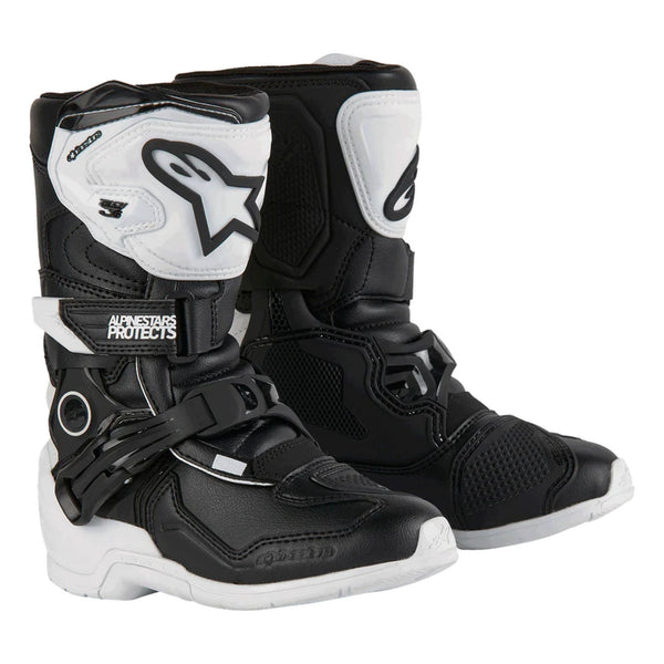 Alpinestars Stiefel Tech 3s Barn Schwarz/Weiß - MxProStoreParts