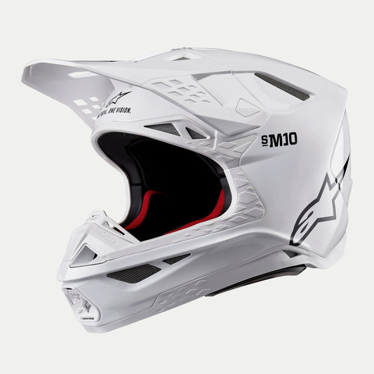 Alpinestars Helmet S-M10 2206 Solid White