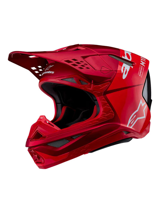 Alpinestars Helmet S-M10 2206 Flood Red Fluo