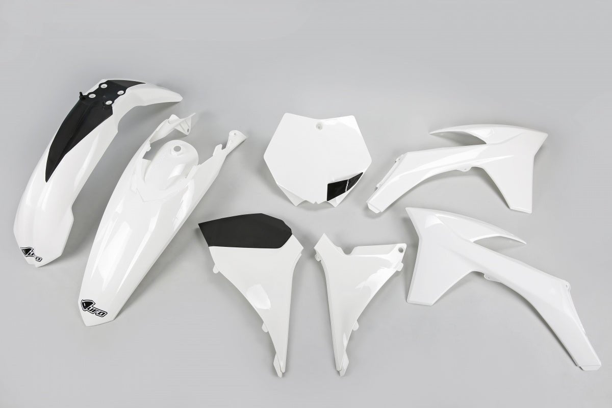 UFO Plastic kit 5-parts White KTM SXF125-525 11-12 SX 12
