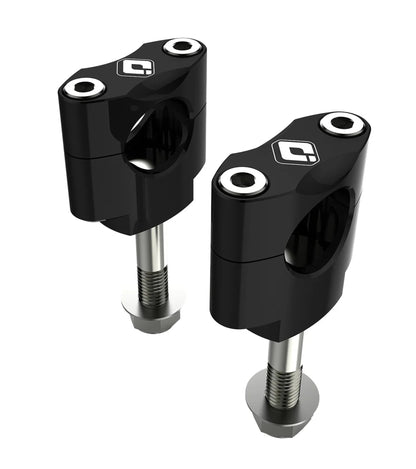 ODI MX BAR MOUNTS-OEM REPLACEMENT 7/8" (Drop-In Style) Shot Peened BLACK