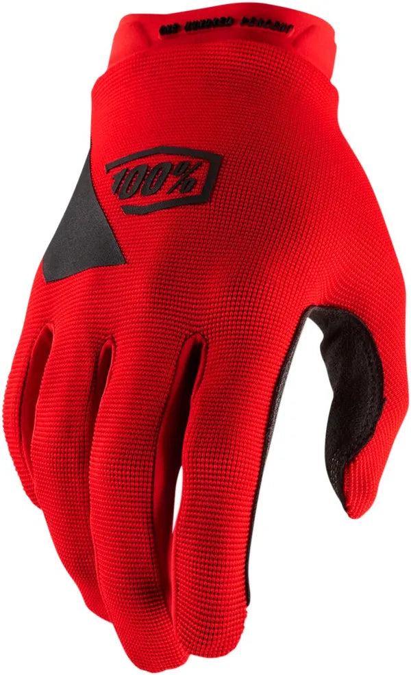 100% Ridecamp jeugdcrosshandschoenen rood