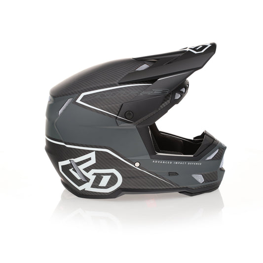 6D ATR-3 Zone Matte White FIM Crosshelm
