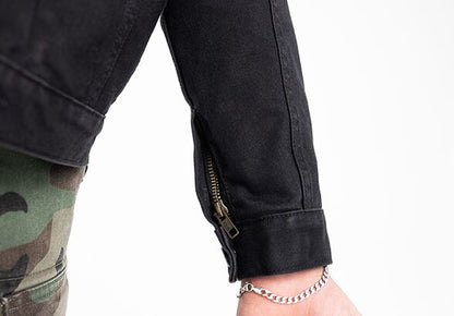 JOHN DOE Maverick herenjas XTM® Denim zwart 5XL - MxProStoreParts
