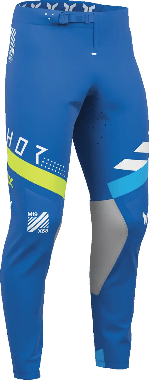 THOR Sportmode Synth crossbroek – Blauw/Geel/Wit