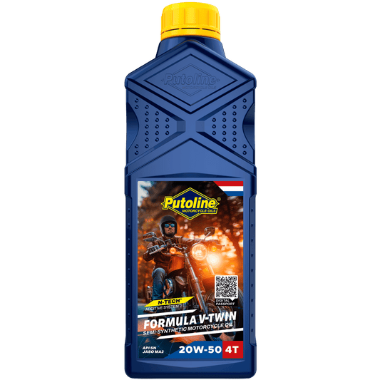 Putoline FORMULA V-TWIN 20W-50 1L SEMI-SYNTHETIC, API SM, JASO MA2