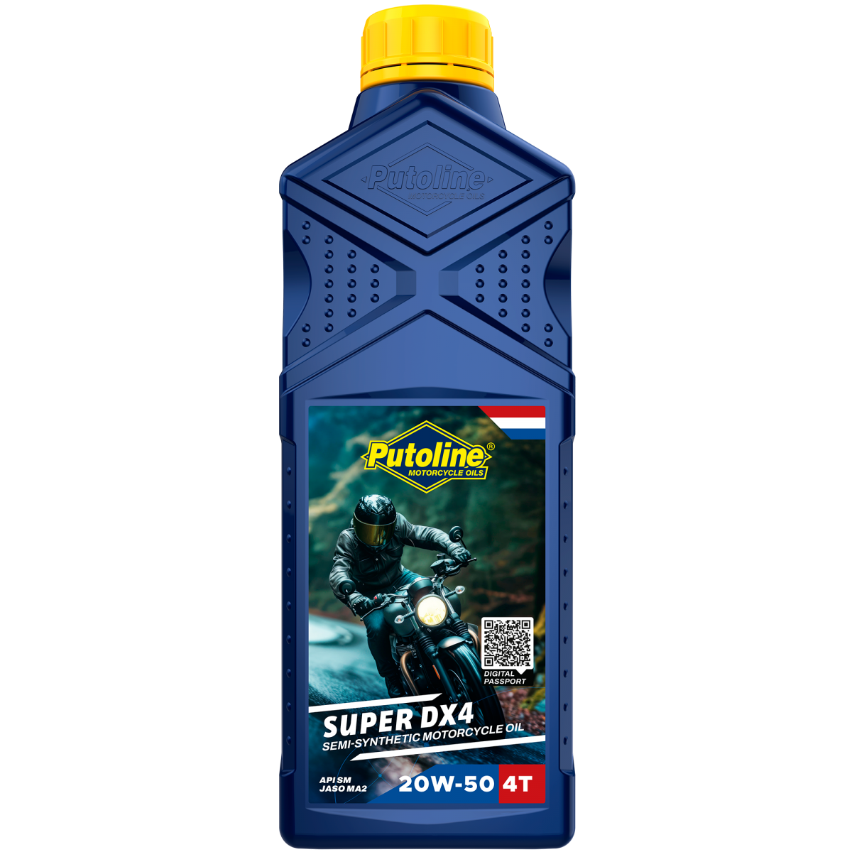 Putoline SUPER DX4 20W-50 1L SEMI-SYNTHETIC, API SL, JASO MA2