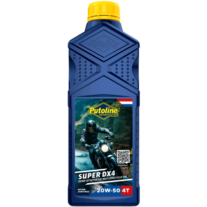 Putoline SUPER DX4 20W-50 1L SEMI-SYNTHETIC, API SL, JASO MA2