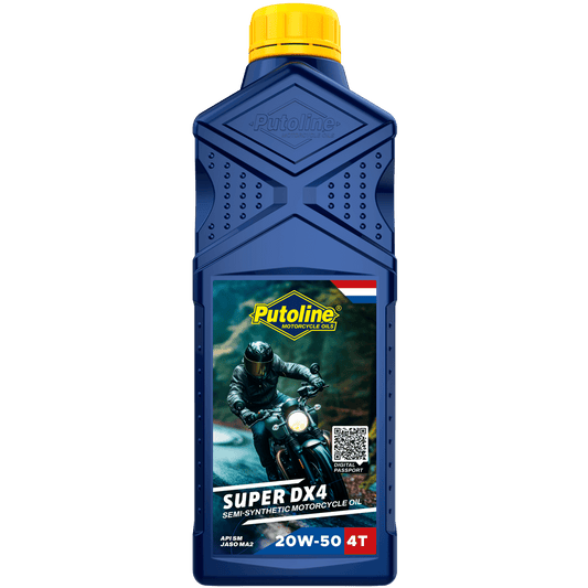 Putoline SUPER DX4 20W-50 1L SEMI-SYNTHETIC, API SL, JASO MA2