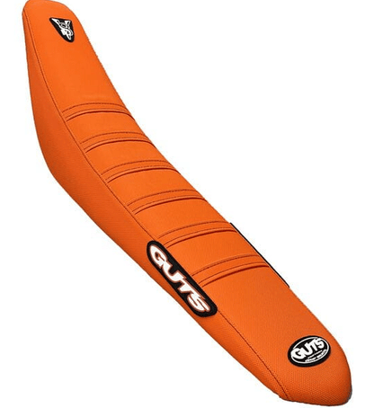 GUTS Zadelovertrek Oranje met Oranje ribbels KTM SX 125/150/250/300 2023- & SX-F 250/350/450 2023- & EXC/EXC-F 250/300/350/450/500 2024-