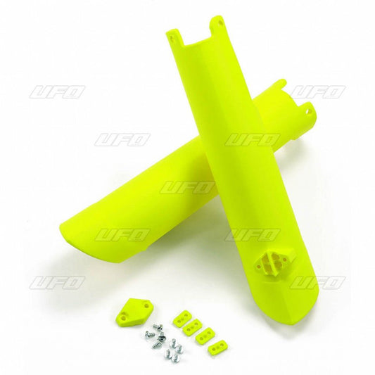 UFO Fork slider protectors HVA TC/FC 125-450 15- TE/FE 125-501 16- Fluo Yellow