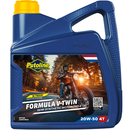Putoline FORMULA V-TWIN 20W-50 4L SEMI-SYNTHETIC, API SM, JASO MA2