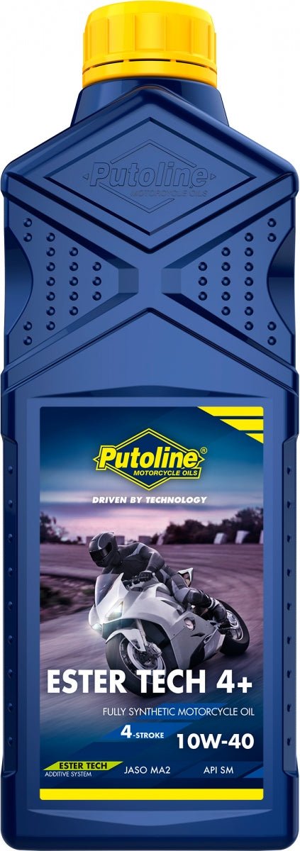 Putoline ESTER TECH 4+ 10W-40 1L FULLY SYNTHETIC, API SM, JASO MA2