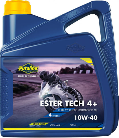 Putoline ESTER TECH 4+ 10W-40 4L FULLY SYNTHETIC, API SM, JASO MA2