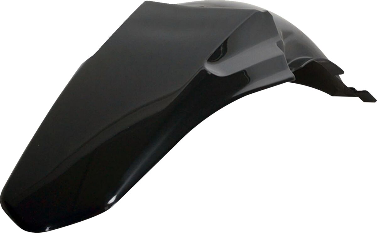 POLISPORT achterspatbord van polypropyleen, zwart glanzend — voor o.a. YAMAHA YZ 125 (2002–2014) - MxProStoreParts