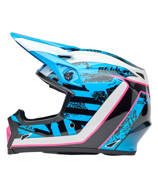 BELL MX-9 Mips Helm Breakdance glans Blauw / Roze M