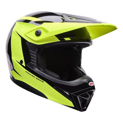 BELL MX-10 Jeugd/Kinder Helm Talon Geel / Zwart 2026 collectie