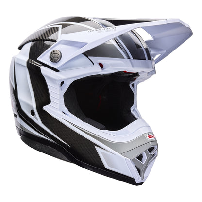 BELL Moto 10 Spherical Helm Grid - Wit / Zwart / Grijs L