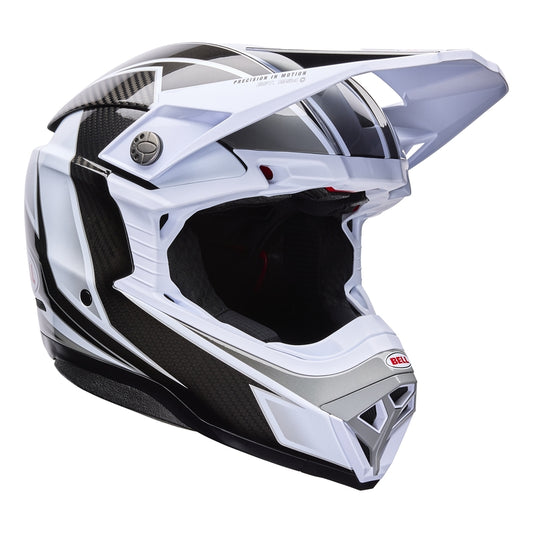 BELL Moto 10 Spherical Helm Grid - Wit / Zwart / Grijs L