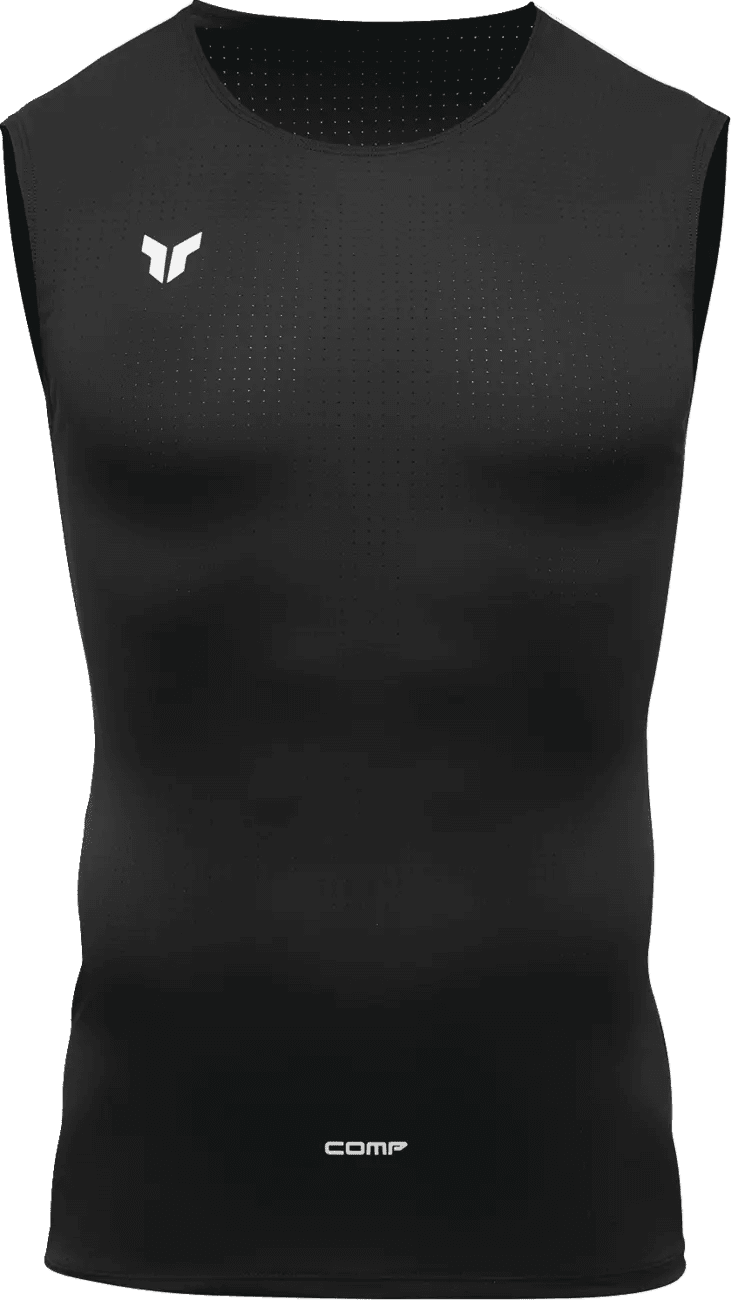 THOR Comp ondershirt mouwloos – Zwart