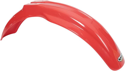 UFO rood kunststof voorspatbord — voor o.a. HONDA CR 125 R (1985–1999) - MxProStoreParts