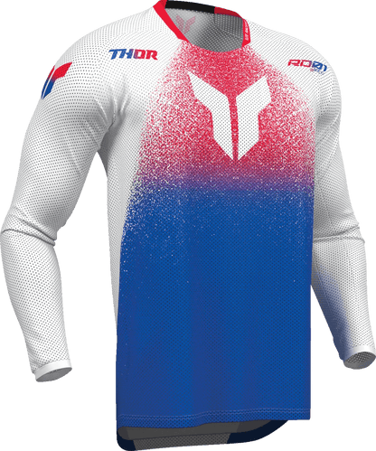 THOR Launchmode Air Darkside crossshirt – Blauw/Rood/Wit