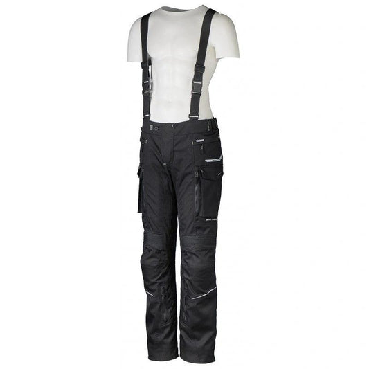 Grand Canyon Bikewear Textile Trousers Arco 3 in 1, black, big size with suspenders