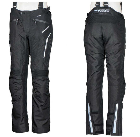 Grand Canyon Bikewear Nelson laminated textile trousers, black, big size, with zip pockets