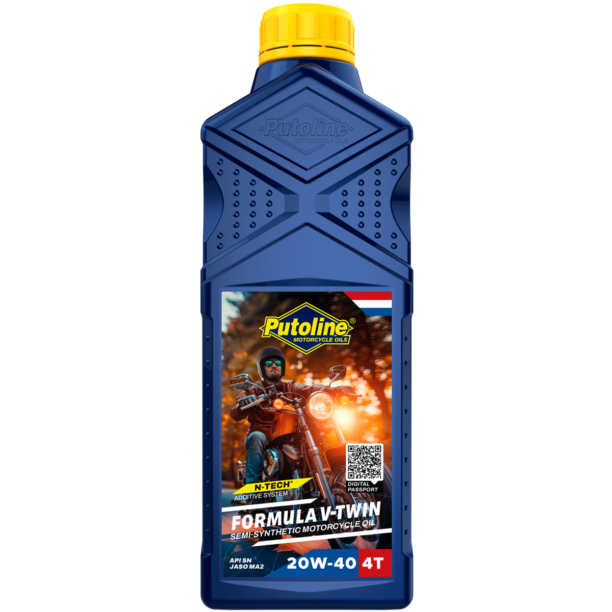 Putoline FORMULA V-TWIN 20W-40 1L SEMI-SYNTHETIC, API SM, JASO MA2
