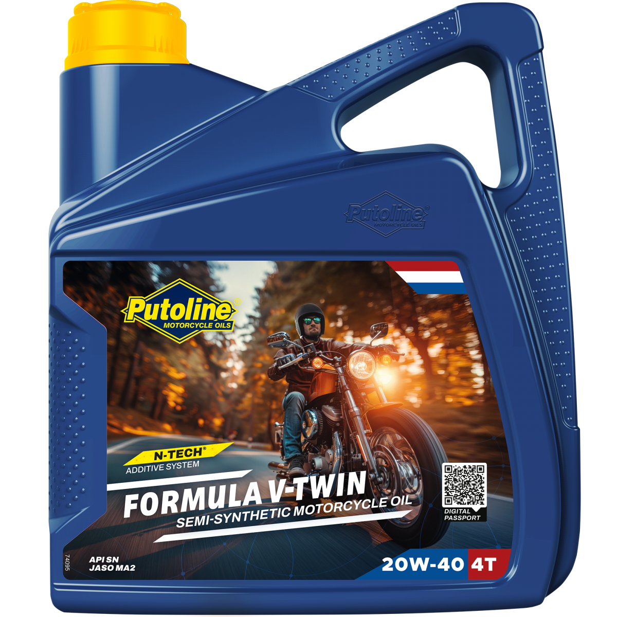 Putoline FORMULA V-TWIN 20W-40 4L SEMI-SYNTHETIC, API SM, JASO MA2